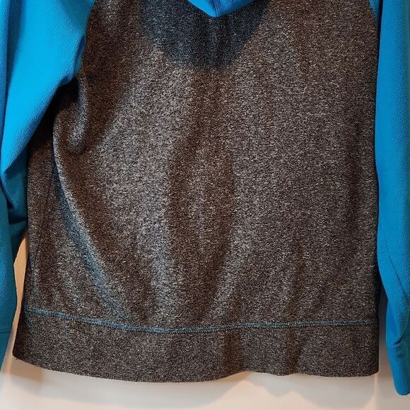 The North Face Full Zip Hooded Fleece Women's Size Small Gray/Blue EUC NICE!! - Picture 12 of 12